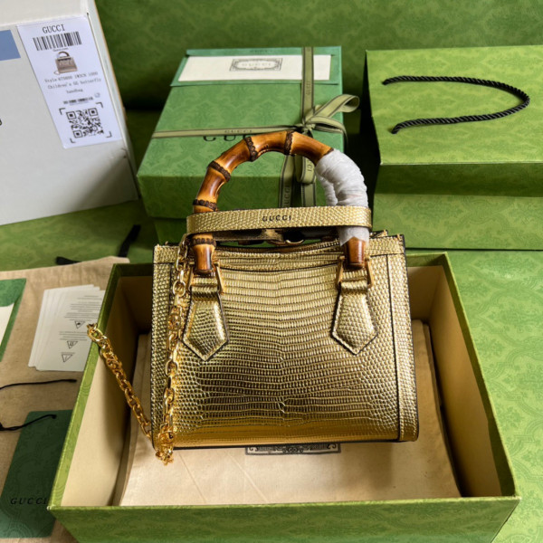 G*u*i diana lizard mini bag