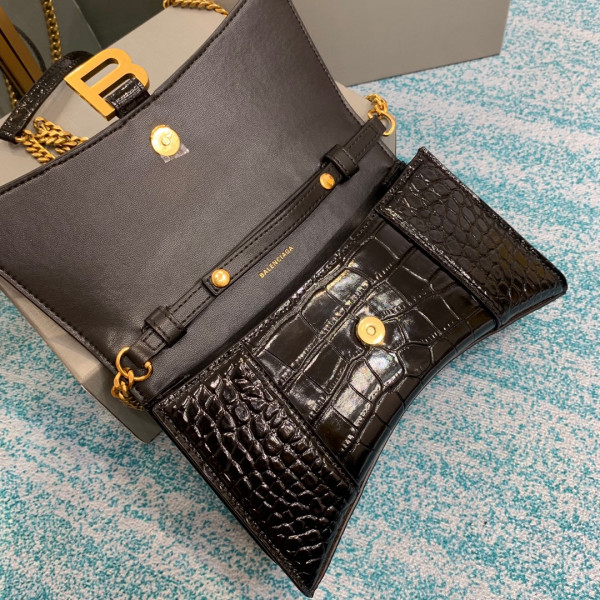 Ba*len*cia*ga hourglass chain bag