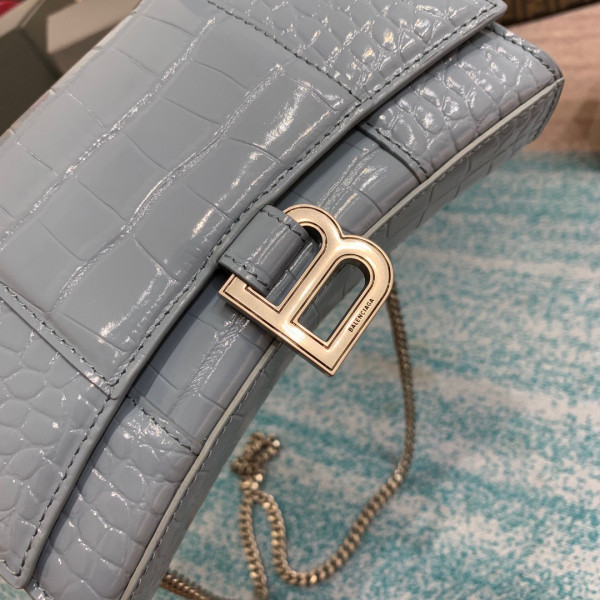 Ba*len*cia*ga hourglass chain bag