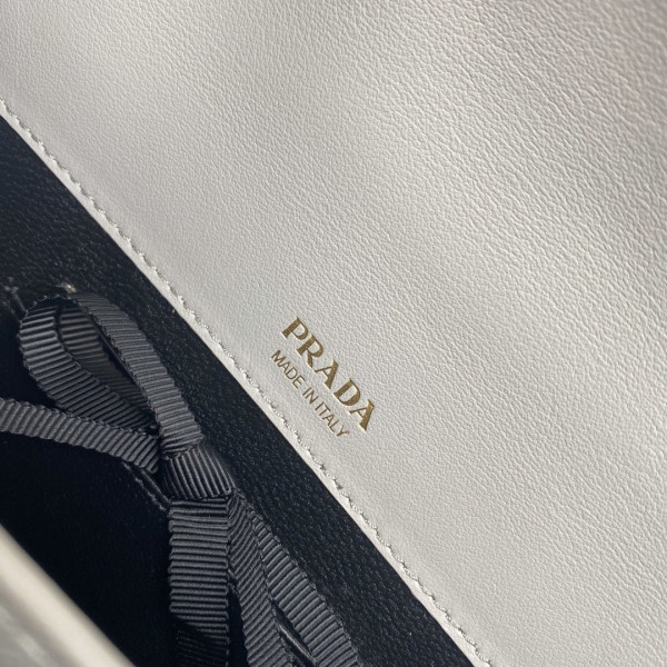 Pra*a saffiano leather mini-bag