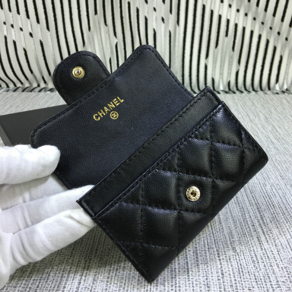 CL Lambskin Wallet Gold / Silver Hardare
