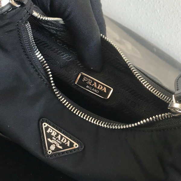 Pra*a nylon hobo bag