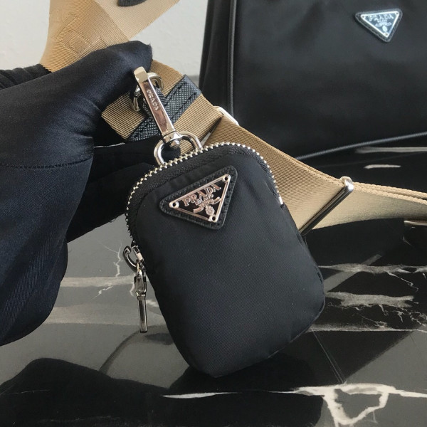 Pra*a nylon hobo bag