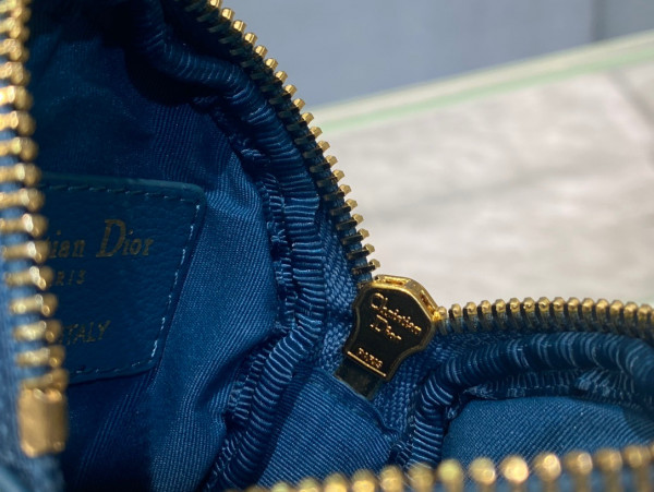 D*or detachable D*or caro round coin purse