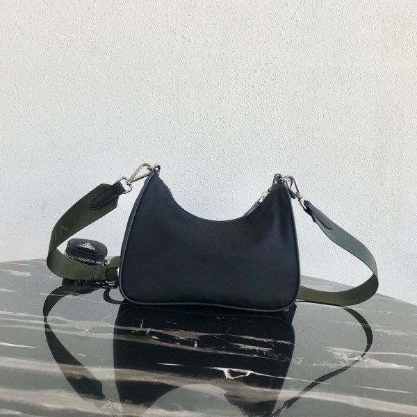 Pra*a nylon hobo bag