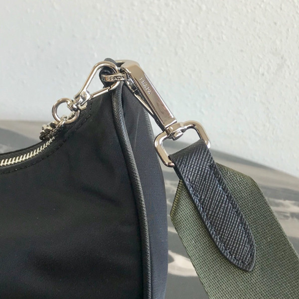 Pra*a nylon hobo bag