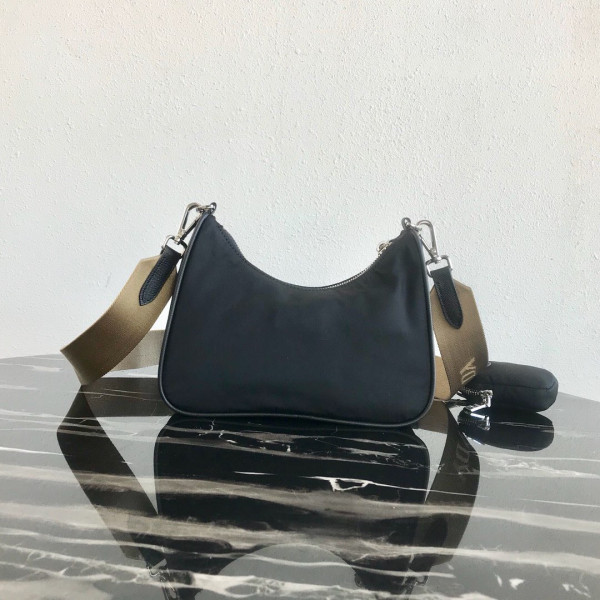 Pra*a nylon hobo bag