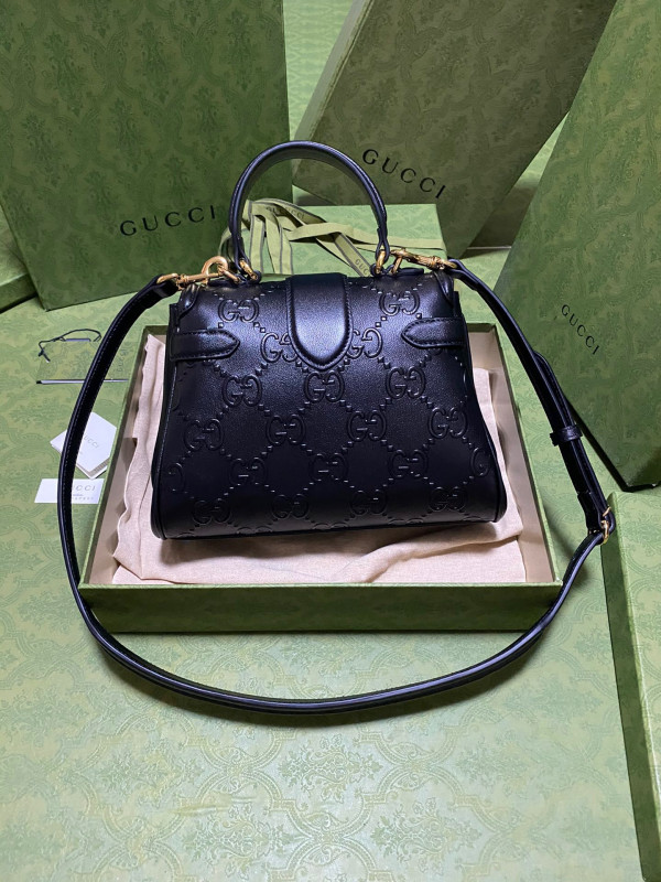 G*u*i small gg top handle bag