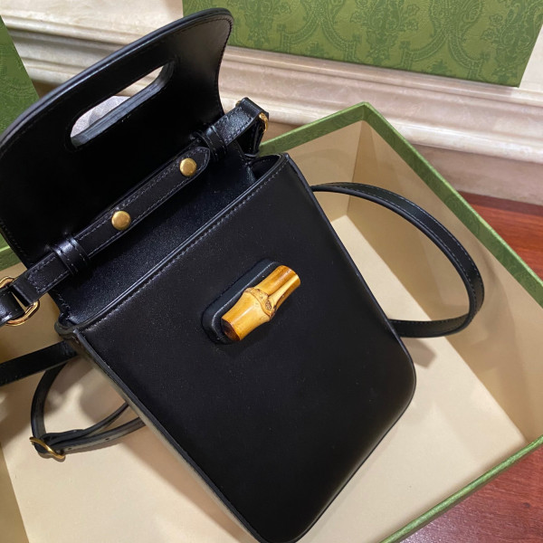 G*u*i bamboo mini handbag