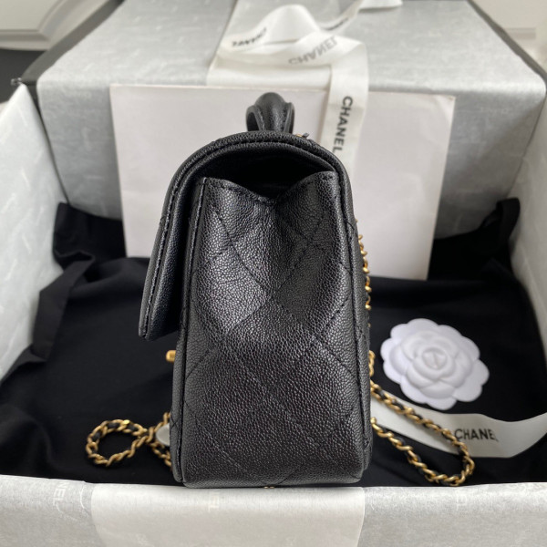 CL MINI FLAP BAG WITH TOP HANDLE