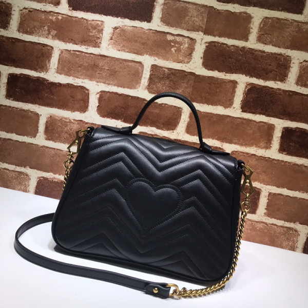 G*u*i gg marmont small top handle bag
