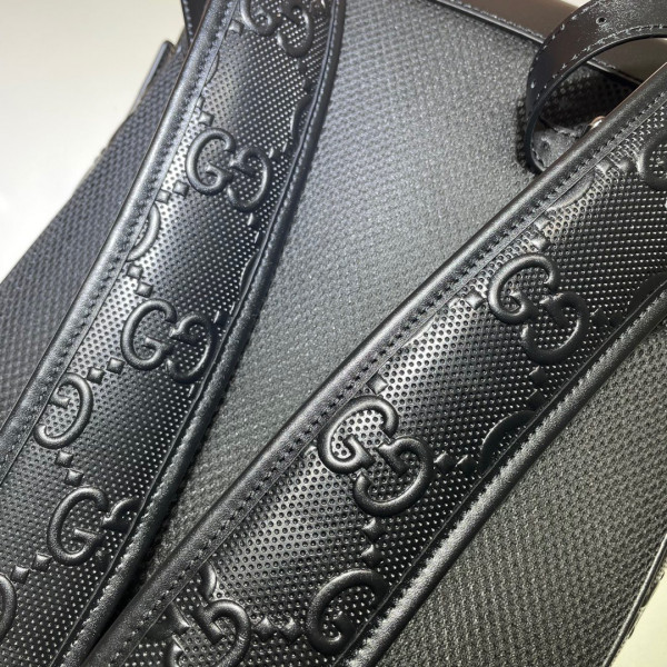 G*u*i gg embossed backpack