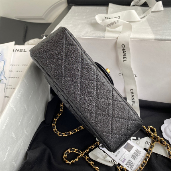 CL MINI FLAP BAG WITH TOP HANDLE