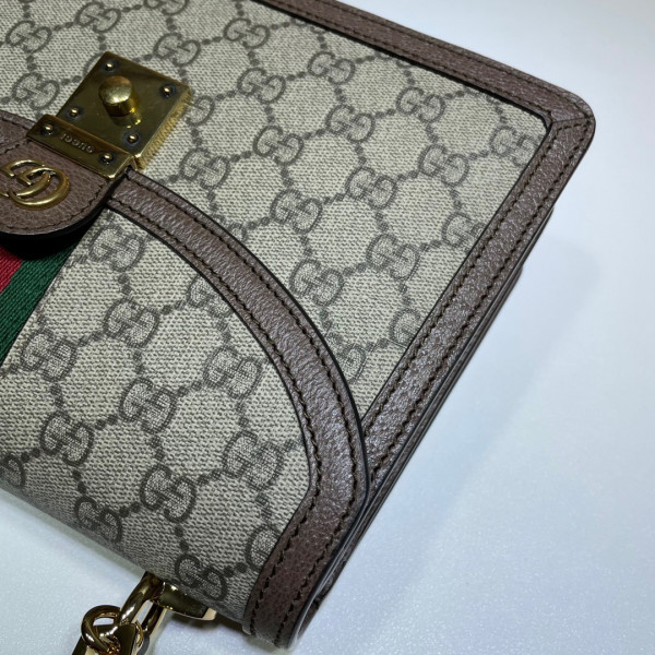 G*u*i ophidia small top handle bag with web
