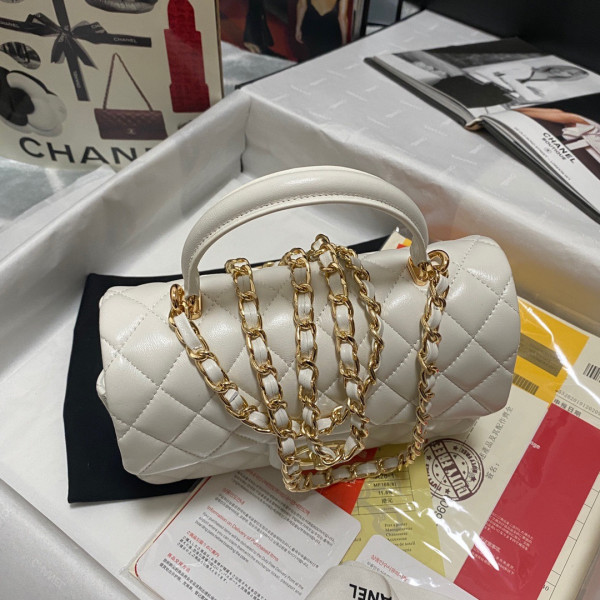 CL MINI FLAP BAG WITH TOP HANDLE