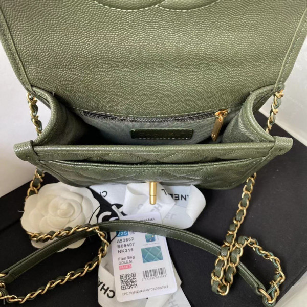 CL SMALL FLAP BAG WITH TOP HANDLE