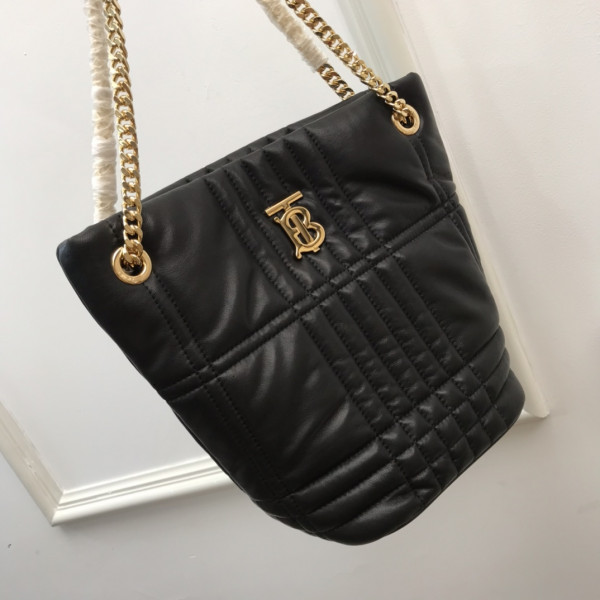 B**rry small quilted lambskin lola bucket bag