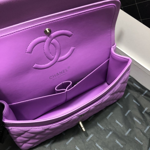 CL FLAP BAG CAVIAR