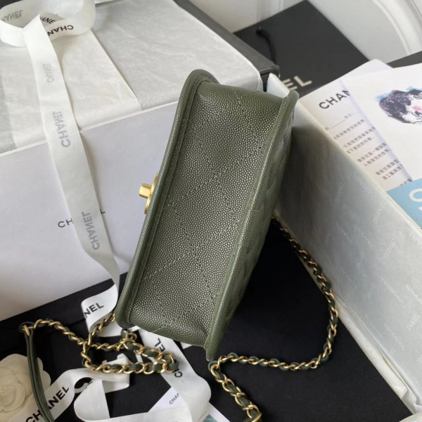 CL SMALL FLAP BAG WITH TOP HANDLE