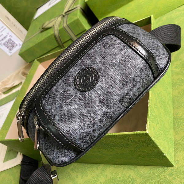 G*u*i belt bag with interlocking g