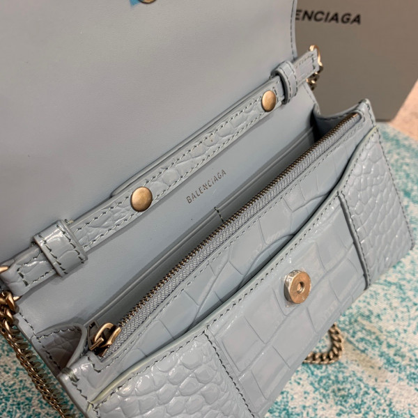 Ba*len*cia*ga hourglass chain bag