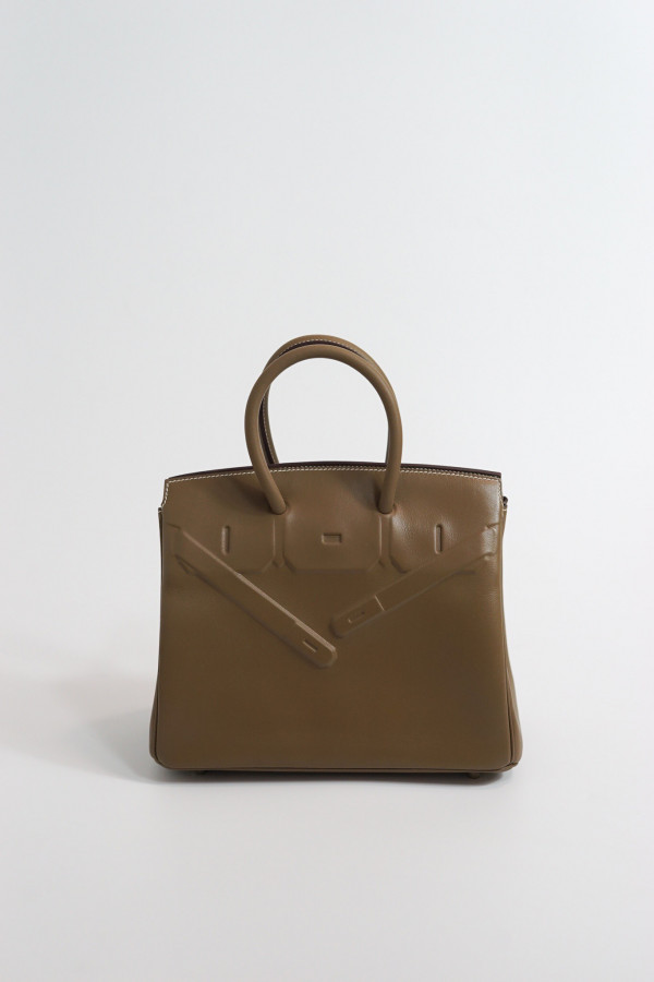 H**mes birkin shadow 25cm handmade