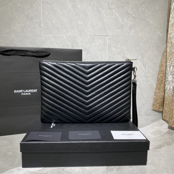 YSL MONOGRAM CLUTCH