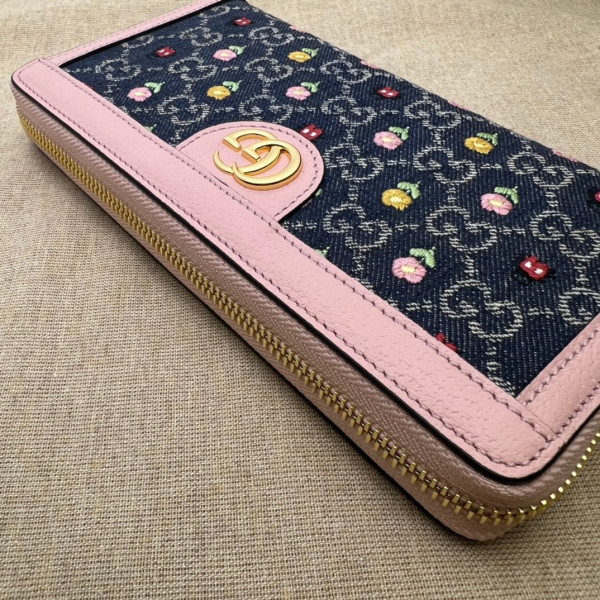G*u*i ophidia gg zip around wallet