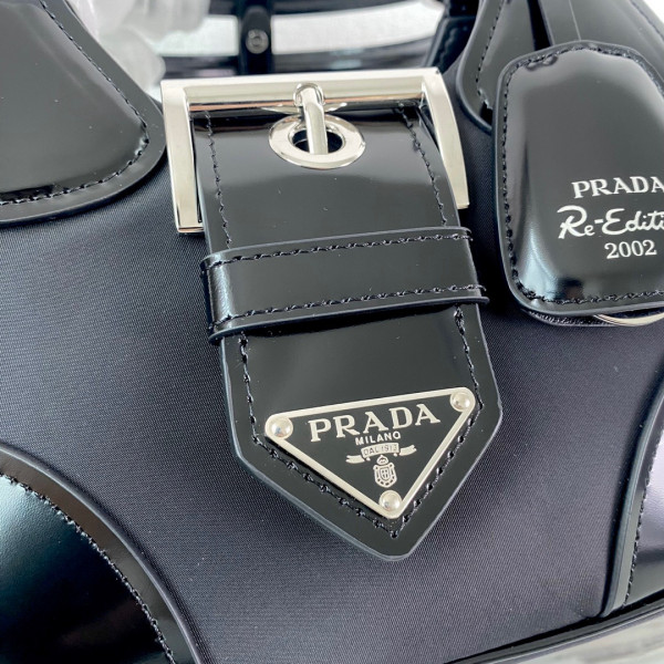 Pra*a moon padded nappa-leather bag