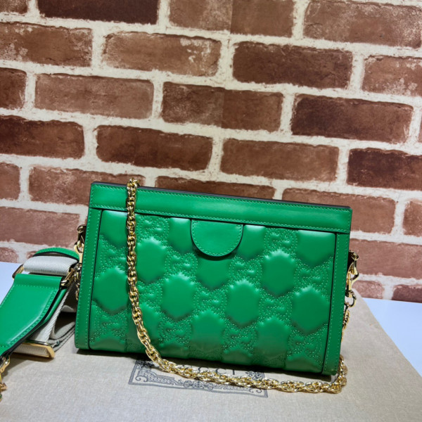 G*u*i gg matelassé leather shoulder bag