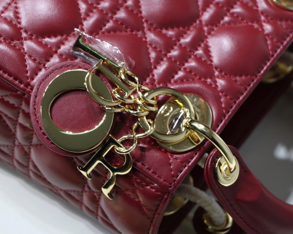lady D*or mini with lambskin
