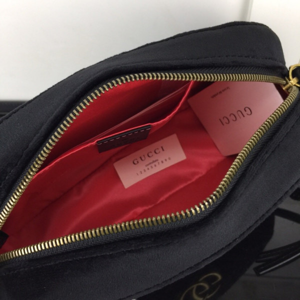 G*u*i gg marmont velvet small shoulder bag