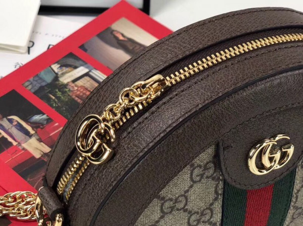 G*u*i ophidia mini gg round shoulder bag