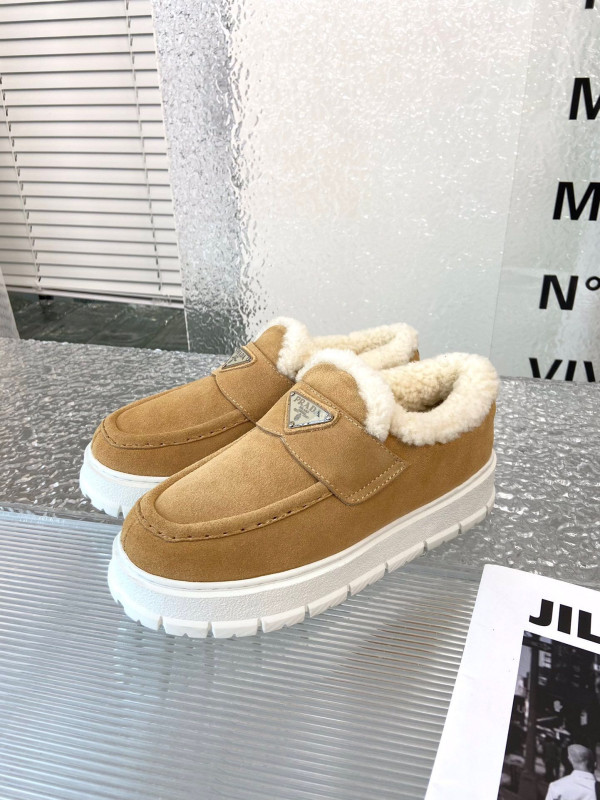 Pra*a suede loafer booties