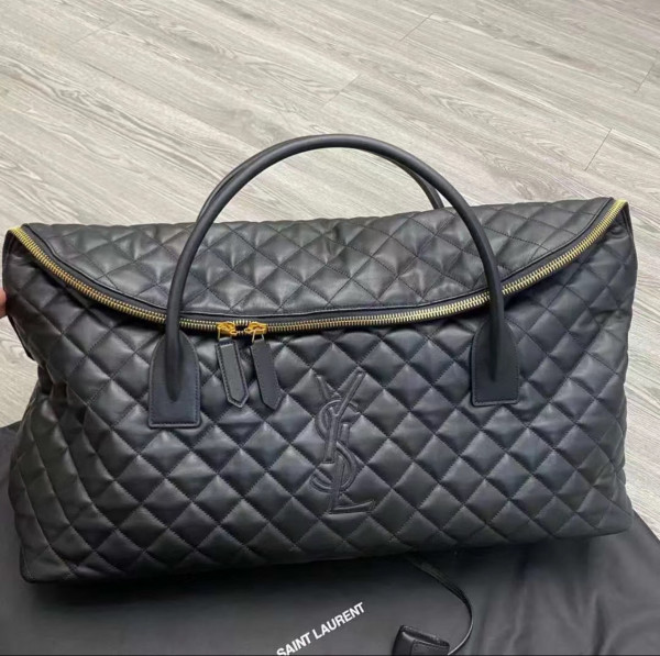 YSL ES GIANT TRAVEL BAG IN QUILTED LEATHER
