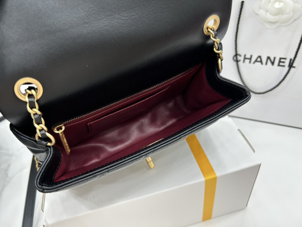 CL SMALL FLAP BAG WITH TOP HANDLE