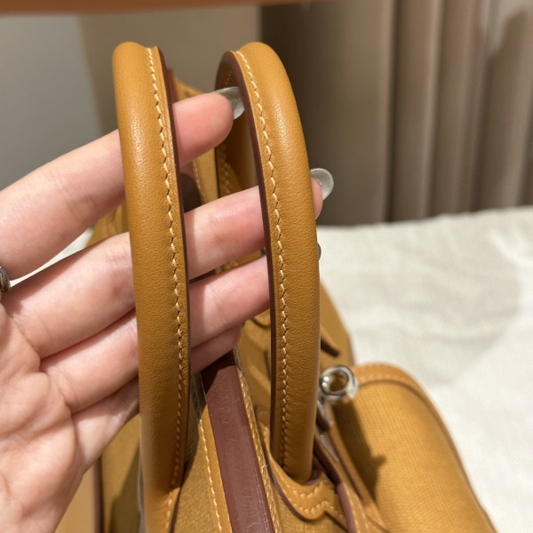H**mes cargo birkin bag canvas and swift 25