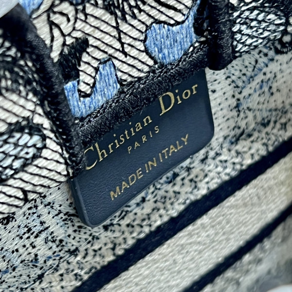 mini D*or book tote phone bag