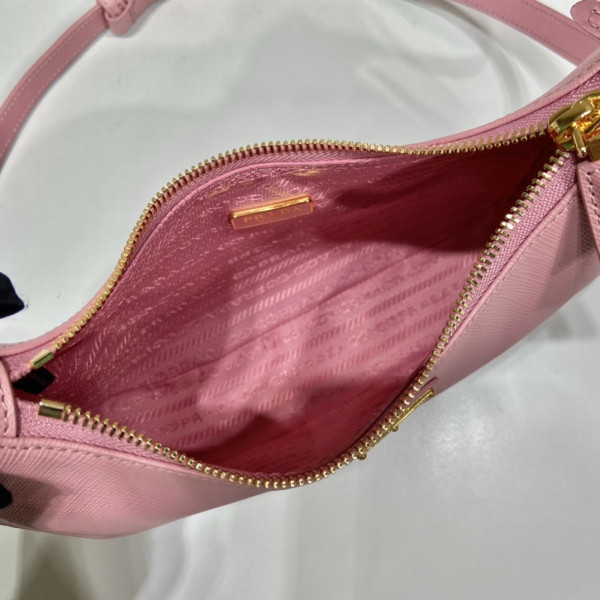 Pra*a re-edition saffiano leather mini bag