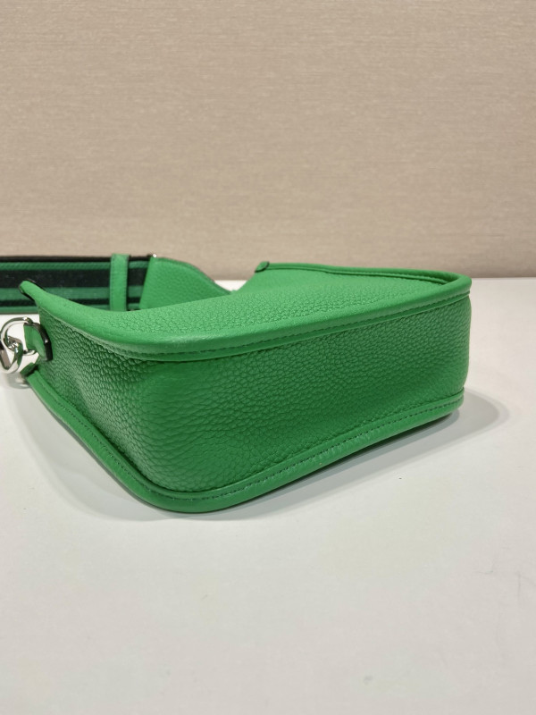 Pra*a leather mini shoulder bag