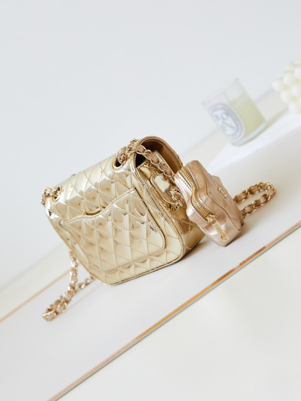 CL MINI FLAP BAG & STAR COIN PURSE