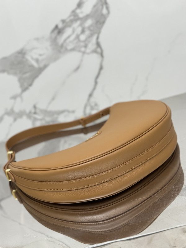 Pra*a arqué leather shoulder bag-35*22.5*8cm