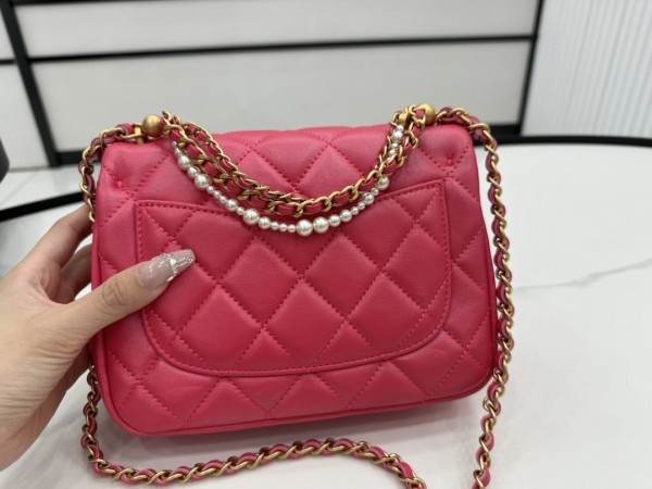 CL FLAP BAG-14.5x19.5x7.5cm