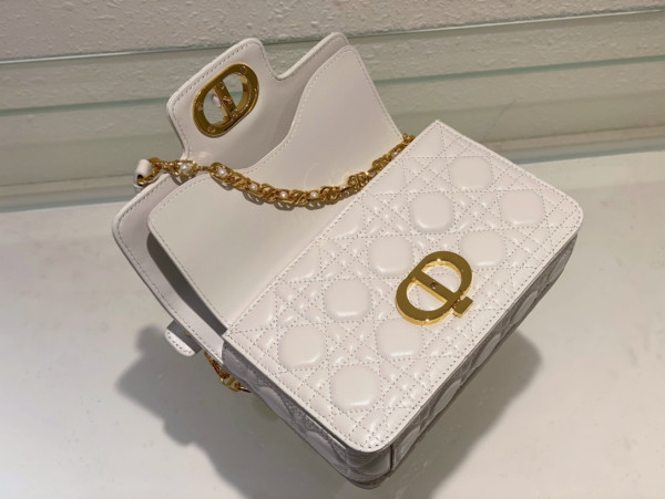 small D*or jolie top handle bag-22 x 14 x 8 cm