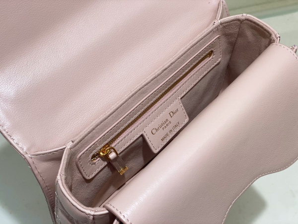 small D*or jolie top handle bag-22 x 14 x 8 cm