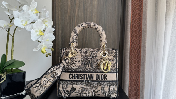 D*or medium lady d-lite bag-24-20-11cm