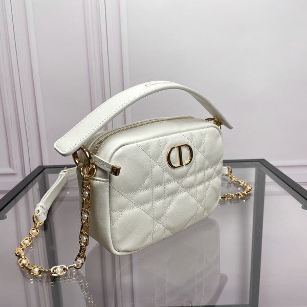 small D*or caro top handle camera bag-19*13*4.5cm