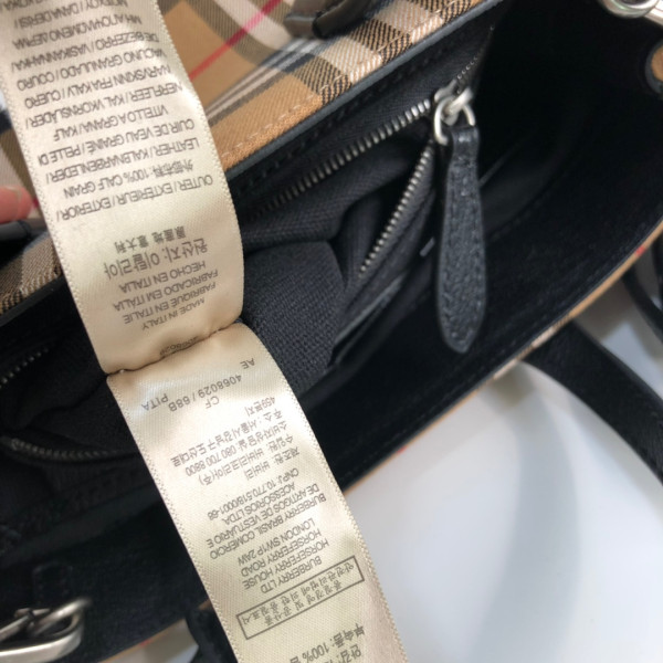 B**rry medium check bowling bag-30*15*21cm