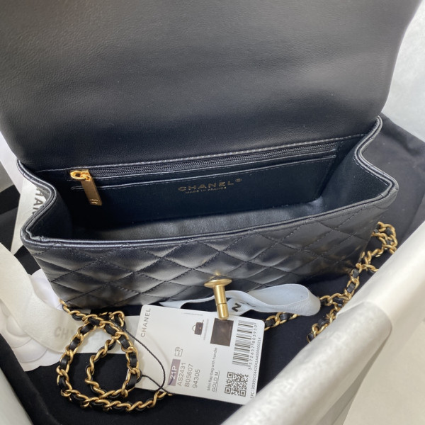 CL FLAP BAG WITH TOP HANDLE-20*12*6cm