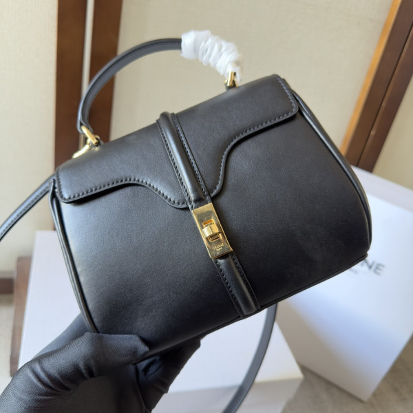 Ce**e mini 16 in satinated calfskin-18.5*15.5*9cm